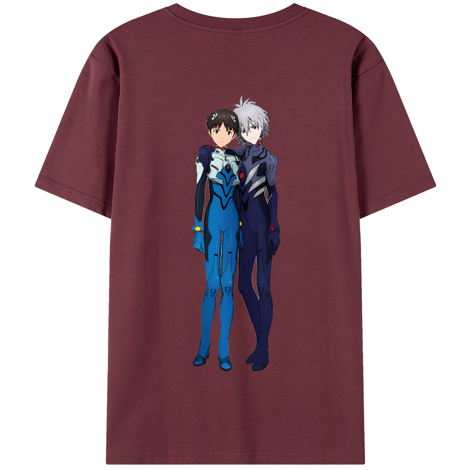 （画像用） EVA 新世紀エヴァンゲリオン 綿100％半袖Tシャツ（背面プリント）
